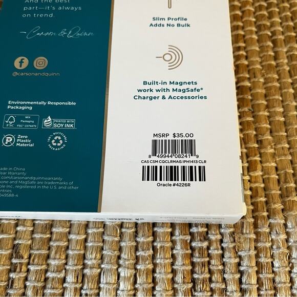 Carson & Quinn Clear Phone Case For‎ IPhone 13/14 - Picture 5 of 7